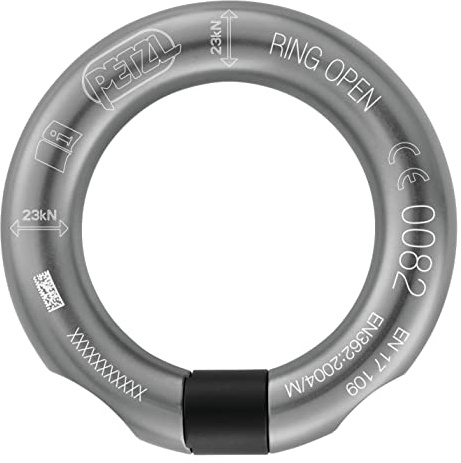 Petzl - Ring offen (grau)
