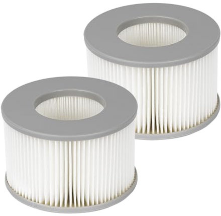 Benfosh Lot de 2 cartouches filtrantes pour jacuzzi pour piscines gonflables MSpa, pour tous les bains à remous actuels, cartouches gonflables pour piscines thermales FD2089