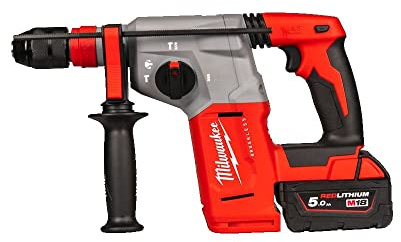 Milwaukee M18BLHX-501X 18v Cordless SDS Rotary Hammer Drill 1 x 5.0ah Battery + Charger + Case