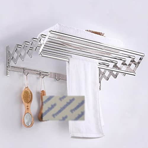 Porte-serviettes, porte-serviettes de salle de bain, porte-serviettes mural, support mural, porte-serviettes de salle de bain pliant rétractable, autocollant sans vis ni clou / 40Cm / a Marriage