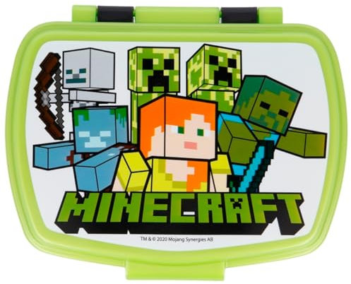 ms móvil shop Sandwichera Infantil Rectangular MINEE CRAAFT Libre de BPA Fiambrera | Producto Oficial