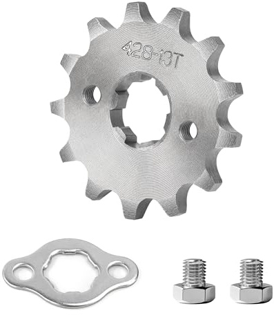Tunejoy Moto Pignone 428 13T 20mm Motore Pignone Anteriore per 50cc 70cc 90cc 110cc 125cc Dirt Pit Bike Mini Bike ATV 4 Ruote Moped