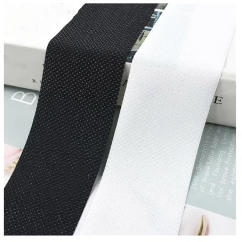 AQXYWQLL Banda elástica de silicona antideslizante de 1-5 metros, bandas de goma elásticas de 50mm for coser ropa, cinta, cinturón, accesorios de ropa DIY(White,5METERS_50MM)