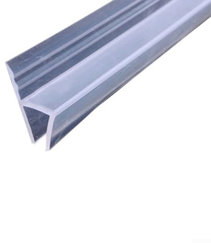Guarnizioni per doccia, 300 cm a forma di H, guarnizione per porta della doccia per vetro da 4-10 mm, guarnizione trasparente per schermo doccia, guarnizione in PVC di ricambio per paraspruzzi