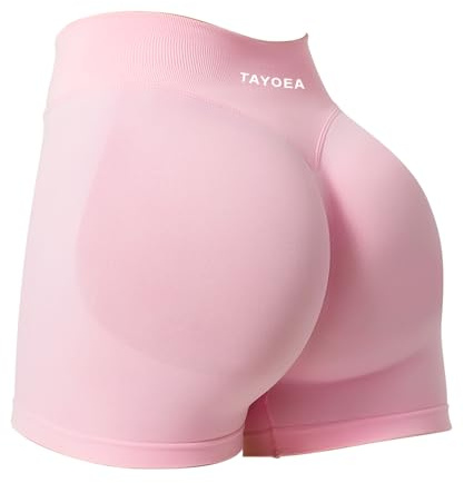 TAYOEA Sport Shorts Damen Scrunch Kurze Sporthose Push Up Kurze Leggings Butt Lifting Gym Short Nahtlose Workout Radlerhose Damen