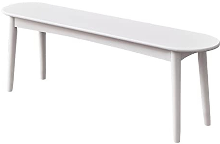 Moderne Essbank aus massiver Eiche, stilvolle abgerundete Ecken, Eingangsbereich und Küche, Bettbank aus 100 % Holz, für Esszimmer und Schlafzimmer, einfache Montage, langlebiges und elegantes Design