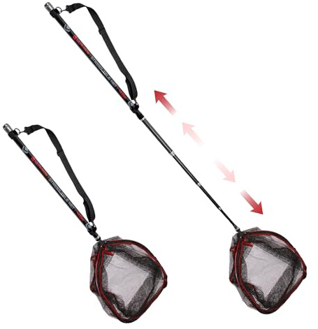 Ultimate Streetfishing Unterfangkescher + Teleskopischer Stab 4.00m - Angelkescher