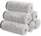 Sunland Microfiber Face Towels Reusable Makeup Remover Cloth Bamboo Charcoal Face Cloth Facial Washcloths for Bath 11Inchx11Inch 6 Pack