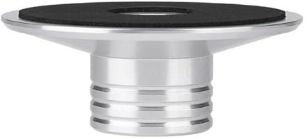 Socobeta Record Weight Turntable LP Record Stabilizer Audio Turntable Accessories Turntable Clamp(Silver)