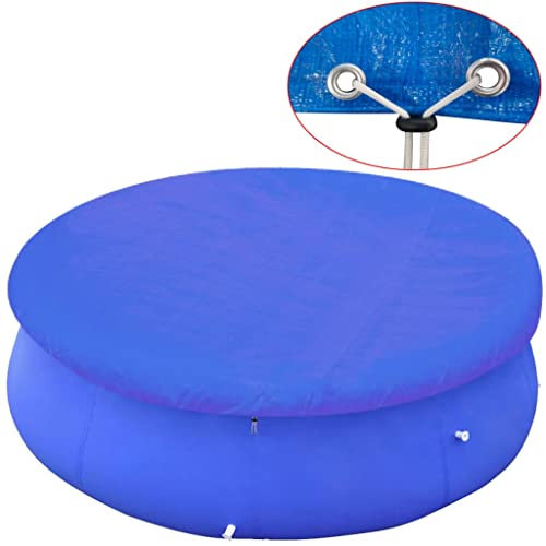 INLIFE Copertura per piscina PE forma rotonda, 450-457 cm, 90 g/m², 1,88 kg, 90589