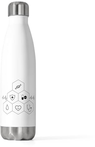 Humorous Pharmacist Pharmacology Medicine Technologist Novelty Pharma Assistant Pharmaceutical Enthusiast 20oz Insulated Bottle 20oz