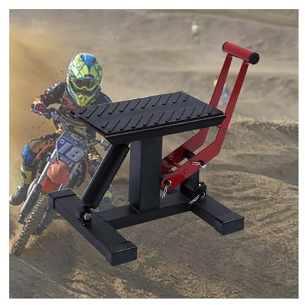 AZDEWE Tavolo Elevatore Per Moto Regolabile, Martinetto Di Sollevamento Per Cavalletto Per Moto Portatile,Martinetto Da 500 Kg,Sollevatore Idraulico A Forbice Per Veicoli Fuoristrada