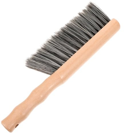 Cepillo multiusos para chimenea y escoba de cama, barredora de mano para platos de lechada y limpieza de interiores, soporte versátil para esponja de cocina y varita de plumero para uso en exteriores