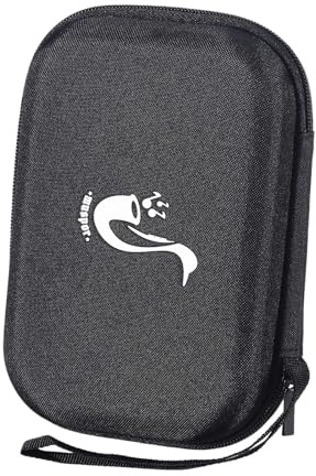 Pegciuho Reeds Case Blätterbox Klarinette Saxophon Oboe Aufbewahrung Tragbare mit Fach für Mundstück für Musiker Geschenk Aufbewahrung Reisen, Schwarz