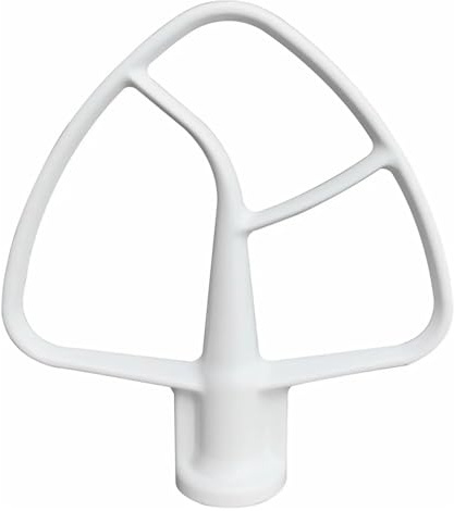 Frusta piatta rivestita K45B di ricambio for planetaria, compatibile con testa inclinabile da 4,5 QT KSM90, K45