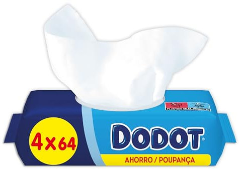 DODOT Toallitas Para Bebé 4 Paquetes, 256 Toallitas