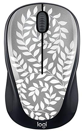 Logitech Color Collection Optische Maus, 5 Tasten, kabellos, 2,4 GHz, USB-Empfänger, Himalaya Farn