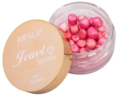 Impala - Perles de bronzage | Bronzant pour le visage | Bronzage en Maquillage | Illuminateur et bronzeur | Fard à joues en Perles | Couleur Rose