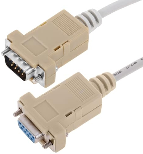 CableMarkt - Câble série Null-Modem avec connecteurs DB9-M/F 10 m