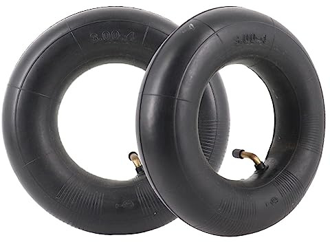 2 Stück Schlauch mit TR87 Ventil für Schubkarre Sackkarre Bollerwagen 3.00-4, 10x3, 260x85