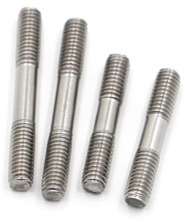 Manoud Metrischer Standard 304 Edelstahl-Stehbolzen Schraube Rod Tooth Stick Double Head Stud Srod Bolt M3 M4 M5(Color:80mm,Size:M5 5pcs)