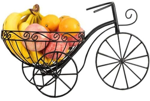 LLXTJJY Frutero de encimera Bandeja Original para Fruta, Bandeja de Fruta con diseño de Triciclo Personalizado y Moderno, Bandeja para Aperitivos y Frutas para el hogar y la Sala de Estar
