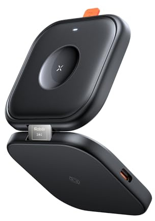 Ladestation Apple Watch und iPhone, 15W Apple Wireless Charger Magsafe Ladegerät für iPhone 12-16 Serie, Apple Watch Serie 1-9/se/ultra, Qi-kompatibles Wireless Charging Pad für Smartphones, Airpods