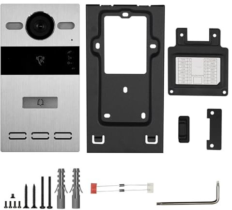 EDEDE Magnet Door Lock, Access Control System Door Station Intercom Unlock Door Electronic Gate Opener Work With 10.1Inch Center Control Panel Door Access Control System Kit