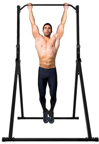 PINYELIN Barre de gymnastique réglable en hauteur - Équipement d'entraînement - Barre d'entraînement - Barre d'entraînement