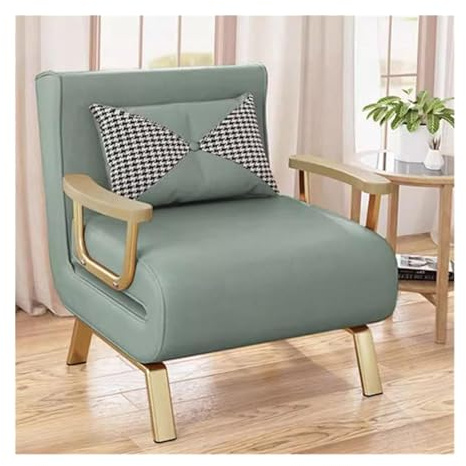 Bäddsoffa Stol Hopfällbar bäddsoffa 2-i-1 for små utrymmen, enkel sovfåtölj for balkonghem(Medium)
