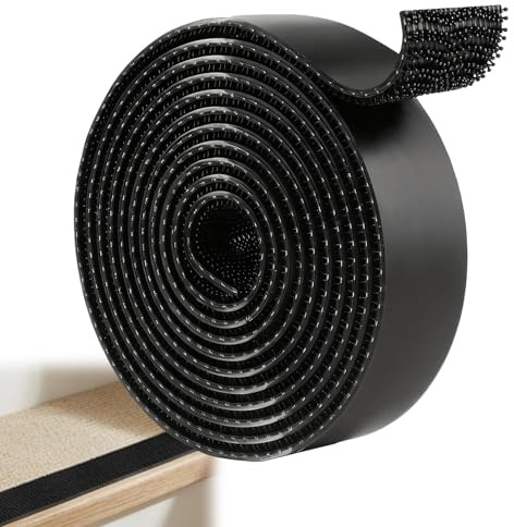 Dual Lock SJ3550 Double 3-m0 Thin Adhesive Tape Extra con Cierre Resellable con Forma de Hongo Entrelazado para Hogar,Alfombras,Coches,GoPros,Soportes,DIY,Oficinas,Cocinas,Dashcam (25,4 mm x 1 m)