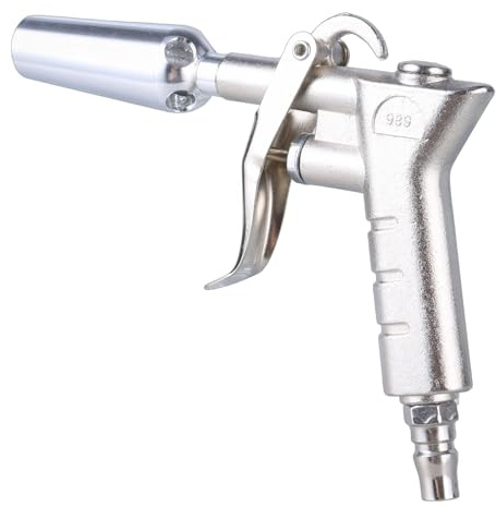 Luftblaspistolen mit 11 cm Verlängerung, Gehäuse und Düse aus Aluminiumlegierung, inklusive Schnellanschlüssen, Luftblaswerkzeugen