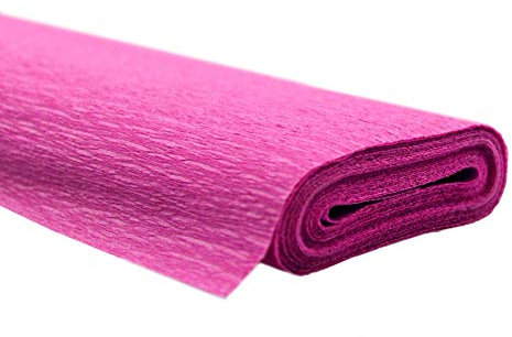 Aquarola Bastelkrepp wasserfest 50x250cm 10 Rollen cerise