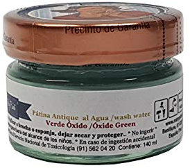 Mary Paint | Patinas Antique acabados muebles 140ml al agua (Verde Oxido)