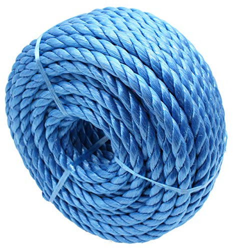 EAI Blue Rope General Purpose Polypropylene 12mm Diameter x 30 Metre Length Coil
