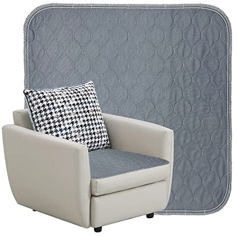 GRUENERDE Waschbare Inkontinenz Sitzauflage Stuhlauflage wasserdichte Hochabsorbierende Langlebige Stuhlunterlage für Sessel Stühle Rollstuhl 54x56cm 1 Stueck