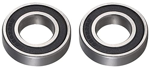 2 Stück 6202 2RS Kugellager 15 mm x 35 mm x 11 mm doppelt geschützte Rillenkugellager für DIY, Drehbänke, Motoren, 3D-Drucker, Fräsmaschinen, verschiedene mechanische Geräte, etc.
