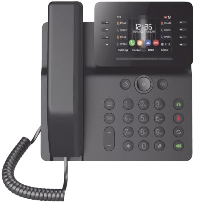 Fanvil V64 Prime Business Phone 12 SIP Lines HD Voice PoE and Dual Gigabit Ports