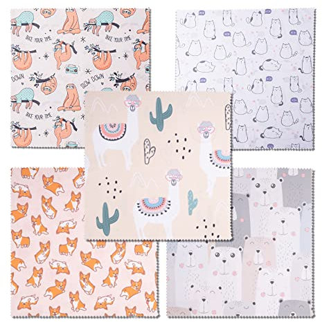 Lens-Aid Mikrofaser Reinigungstuch in schickem Design: Für Kamera, Objektiv, Display und als Brillen-Putztuch (Mikrofasertuch 20x20 cm)