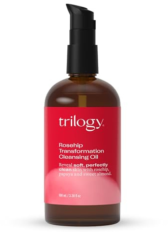 Rosehip Transformation Cleansing Oil - sanftes natürliches Reinigungsöl für das Gesicht mit Hagebuttenkernöl. Auch Für trockene und empfindliche Haut geeignet.