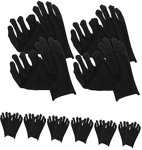 Handschuh 12 Sets Bequeme Handschuhe Schwarz Groß Für Die Arbeit Reinigung Gartenarbeit Küche