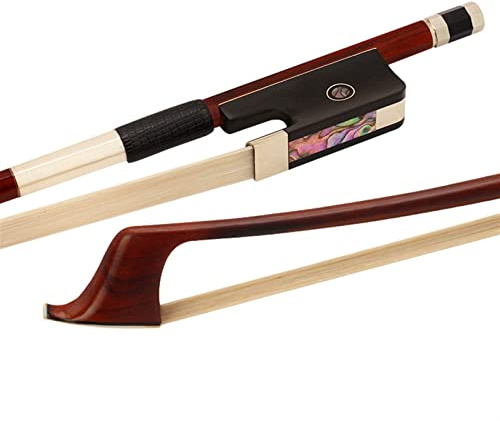Fiddle Bow Brazilian Hematoxy Bass Bow, Bass Double Bass Bow (Color : 4/4)