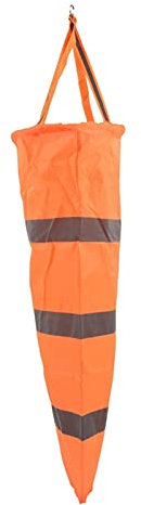 Hängender Garten 80cm Aviation Windsock Rip-Stop-Windmess-Sockentasche + reflektierender Gürtel