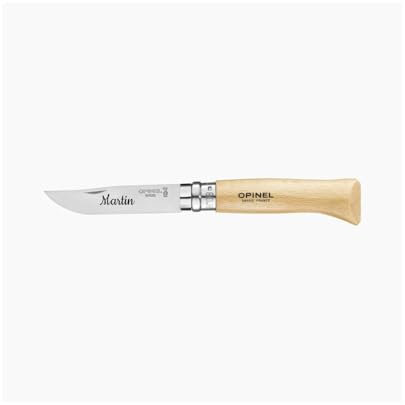 Ma Fabrique Perso - Couteau de Poche - Inox Naturel - Personnalisable