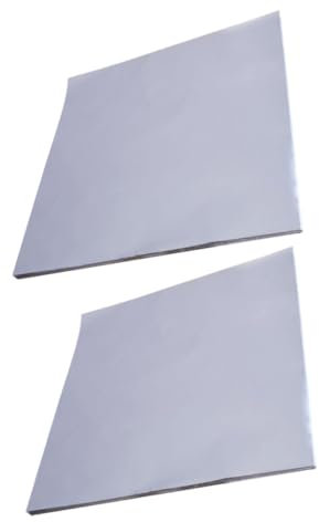 Beavorty 50 Sheets Professional Tin Foil Paper Household Baking Paper Oil-Proof Tinfoil Sheets for Chicken and Food Safe to Use for Bakeware and Steaming Basket Alternative