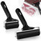 ZFOEFO 2PCS Rouleau Encreur Caoutchouc, 6/10cm Rouleaux Encreur de Peinture Rouleau Brayer Rouleau Linogravure Rouleau d'art en Caoutchouc Rouleau de Gravure en Caoutchouc pour Art Peint Impression