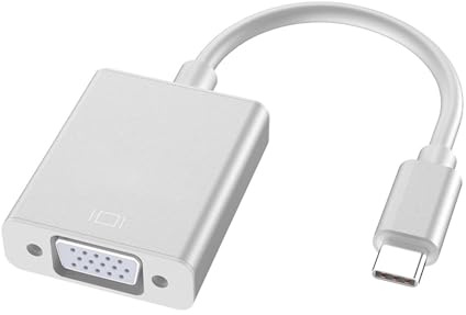 USB C auf VGA Adapter USB Typ C [Thunderbolt 3/4 kompatibel] auf VGA Adapter für iPhone 1615 Plus Pro Max MacBook Air 2022 iPad iMac Samsung Galaxy Tab S9 S8 Dell XPS Surface Go 2 3 usw