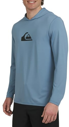 Quiksilver Herren Swimwear Regular Fit UPF 50 Sun Tee Hooded Rash-Guard-Shirt (1er Pack)