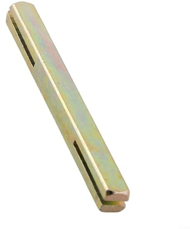 Perno quadrato in ferro zincato da 8 mm per maniglie delle porte, progettato per un fissaggio sicuro e compatibilità con vari stili e applicazioni di maniglia (90 mm)