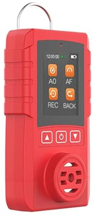Gas Detector, 1 Gas Portable Industry H2/CO/H2S/O2 Gas Detector Gas Alarm Detetcor USB Charge(O2-0-30 PPM)